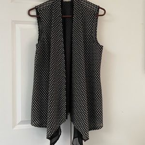 Dana Buckman long layered vest.